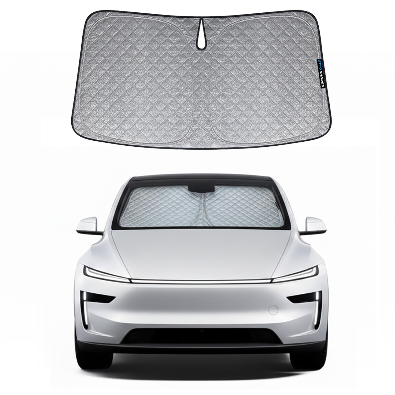 6 Layer Windscreen Sun Shade for Tesla Model Y 2020-26 Premium UV Protection