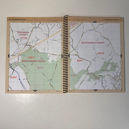Montgomery County Maryland 2016 Kappa ADC Street Guide Map Atlas Rockville MD - Picture 8 of 15