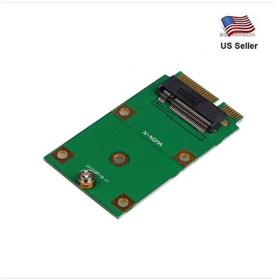 Mini PCI-E 2 Lane M.2 NGFF 30mm 42mm SSD To 52pin mSATA Adapter Card