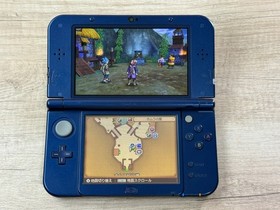 Nintendo New 3DS XL Metallic Blue Console With BOX Tested Japan D6129