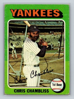 1975 Topps #585 Chris Chambliss New York Yankees