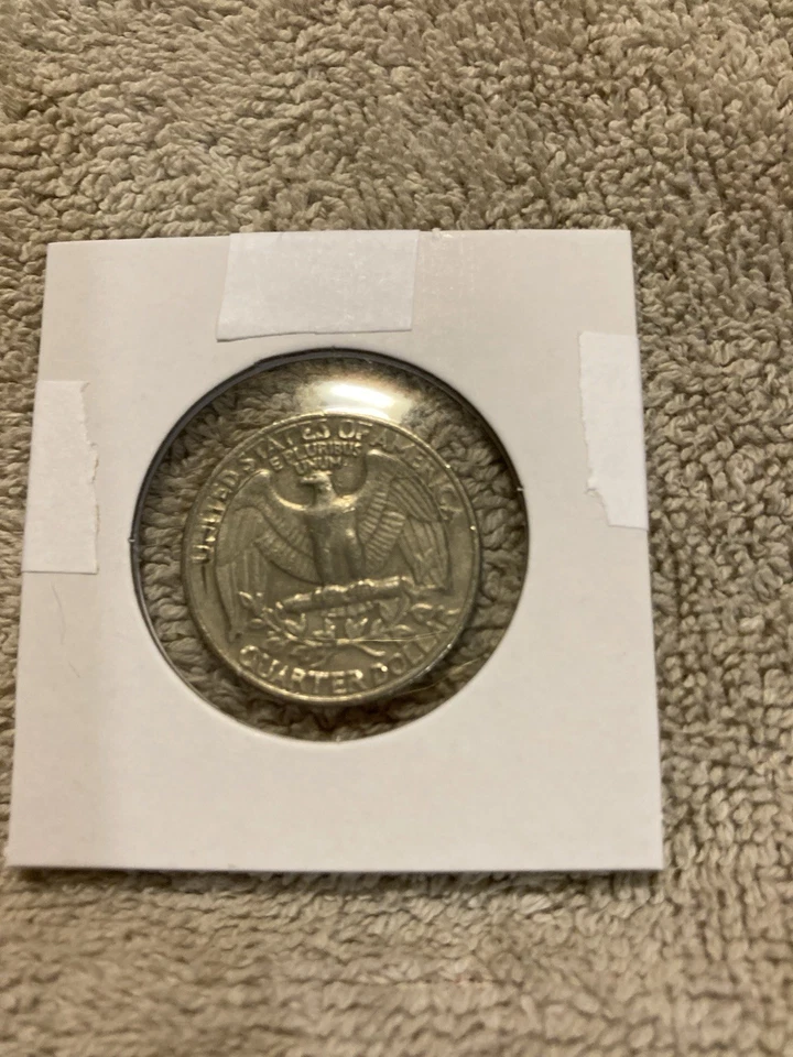 1980 -P Washington Quartert Errored;DDO; FILLED IN P - Image 2 of 2