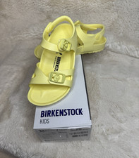 Birkenstock Rio EVA Kids Yellow Strappy Sandals US 12 Narrow 1021635