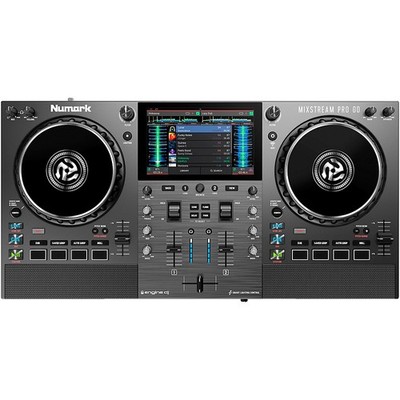 Numark Mixstream Pro Go BatteryPowered Standalone Streaming 2Ch DJ Controller