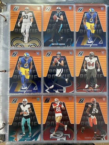 2023 Zenith Football Complete Set #1-200 Stroud, Young, Bijan in 9 Pocket Pages - Picture 3 of 7