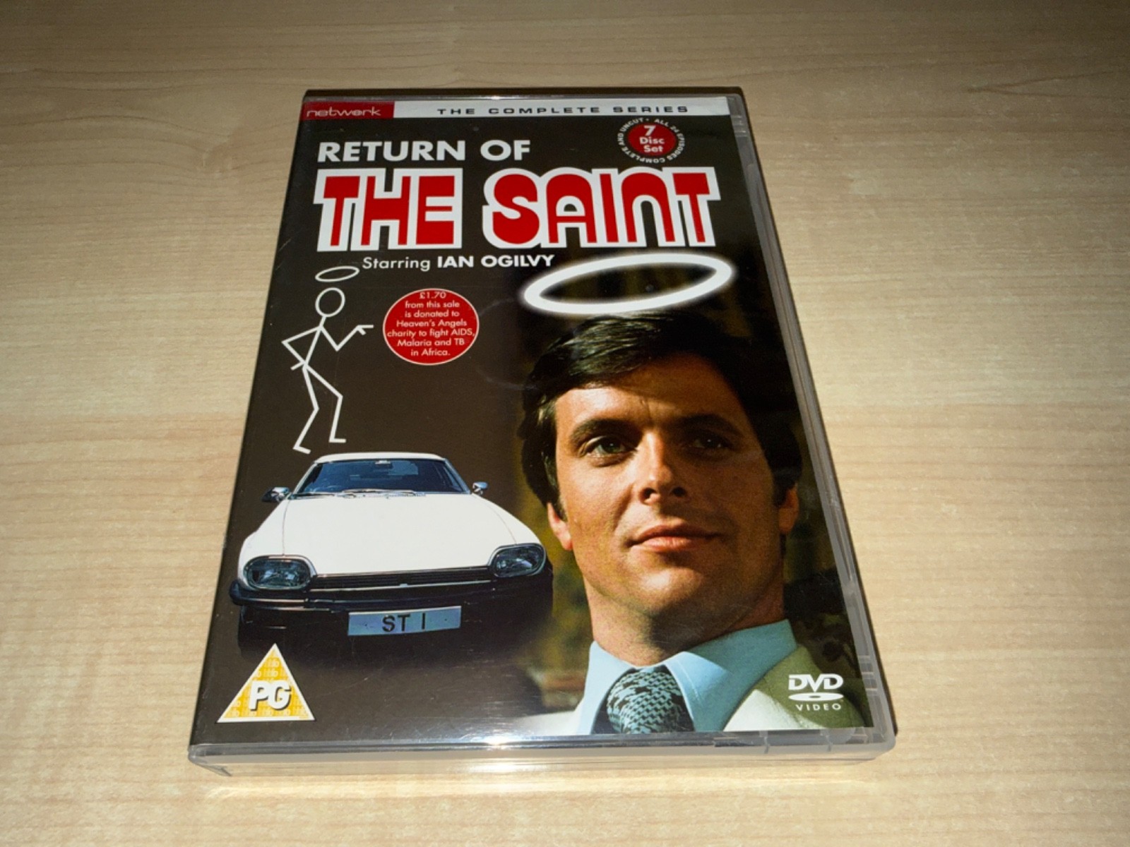 RETURN OF THE SAINT COMPLETE SERIES DVD IAN OGILVY LESLIE CHARTERIS 24 EPISODES