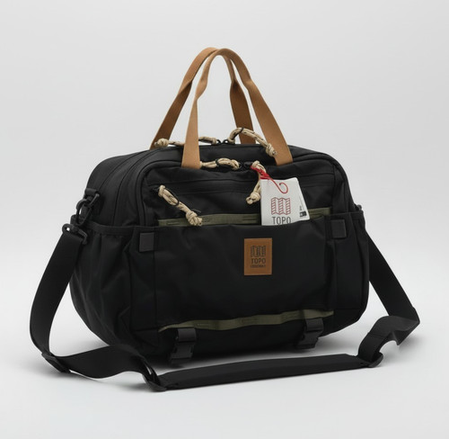 Topo Designs Mountain Black/Neutral Cross Bag NWT