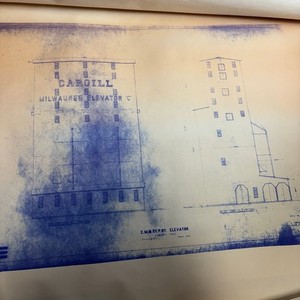Vtg 1903 C.M.&St.P.Ry. Cargill Building Blueprints Railroad Memorabilia ~15 pgs