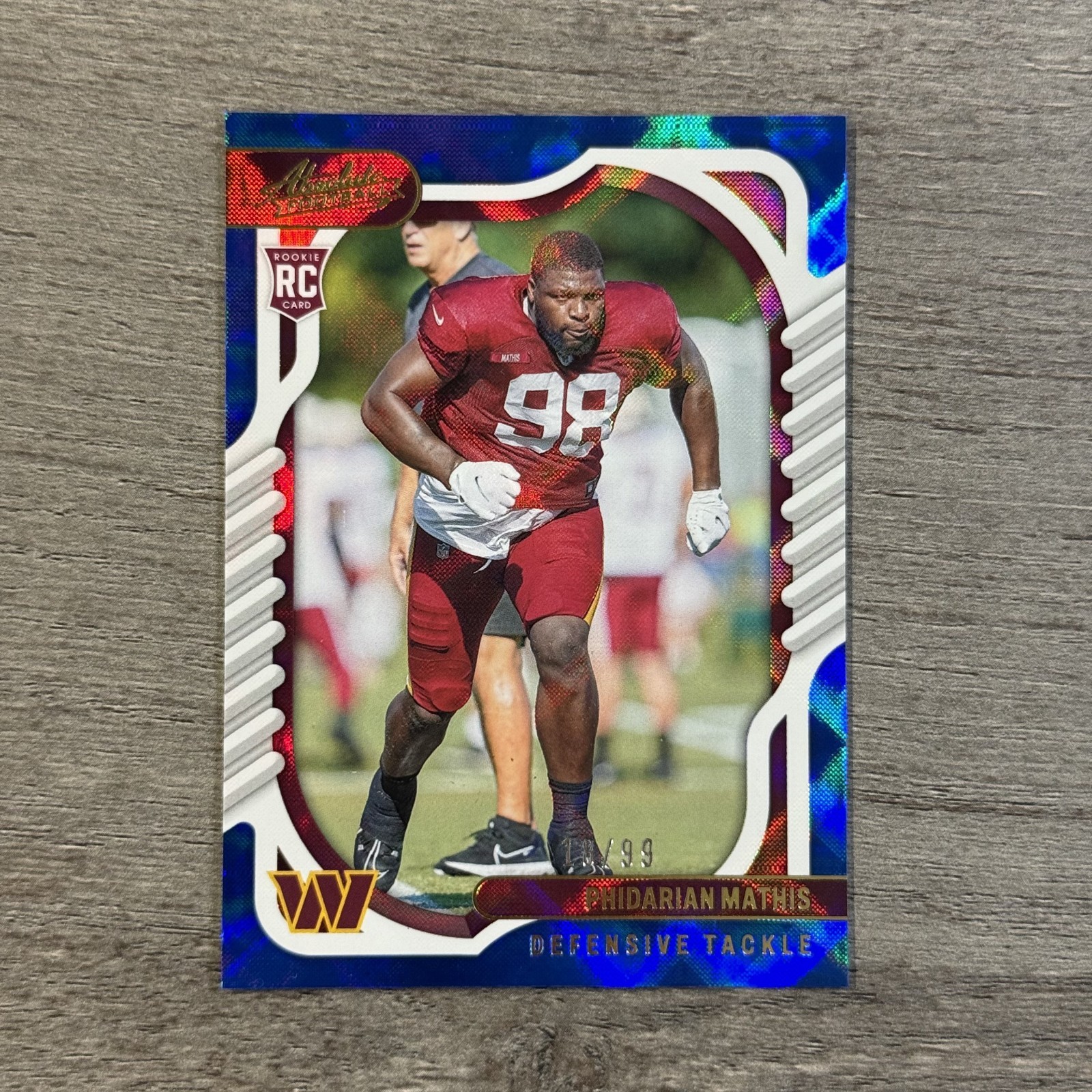 Phidarian Mathis Panini Absolute #189 Spectrum Blue