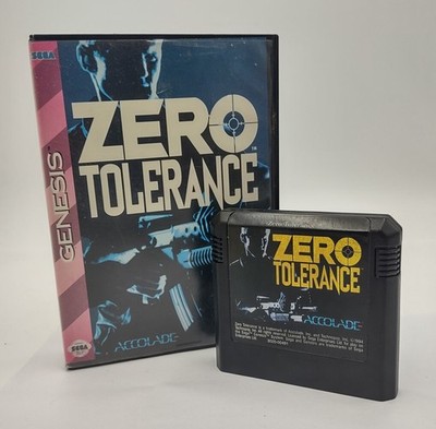 Zero Tolerance Game- Sega Genesis *Tested
