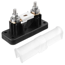 300 Amp ANL Ceramic Fuse, Holder Kit, Black, Automotive, Audio, Marine, Car