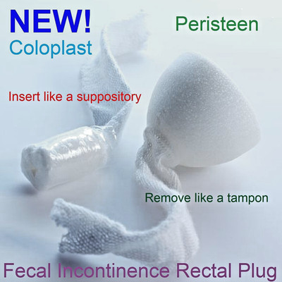 Coloplast Peristeen Bowel Leakage Control Inserts 5pc Small Discreet Protection
