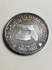 2002 FUN Show 1 oz Silver Round, 47th Annual FUN Convention, Jan 10, 11, 12, 13