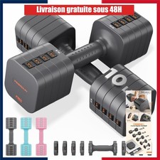FEIERDUN Kit Haltères Réglables Musculation 2 x 4,5 kg et 2 x 2,7 kg