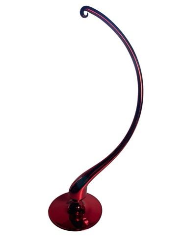 Christopher Radko Glass Red Ornament Holder Display Stand Hanger Rare 18" Jumbo