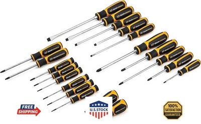 GEARWRENCH 20 Pc. Phillips/Slotted/Torx Dual Material Screwdriver Set - 80066H