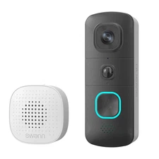 Swann EVO HD Wi-Fi Video Doorbell w/ Motion Detection, Night Vision SWIFI-SEVDBC