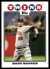 2008 Topps Boof Bonser Minnesota Twins #117