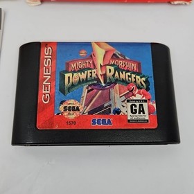 Mighty Morphin Power Rangers (Sega Genesis, 1994) Tested Authentic