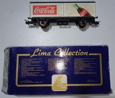 H0 Scale Coca-Cola Wagon Vagone Treno Lima Collection Carro Merci Vintage