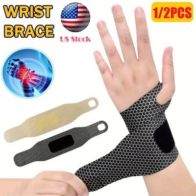 1/2x Adjustable Elastic Breathable Wrist Brace Wraps for Wrist Care, Daily Use