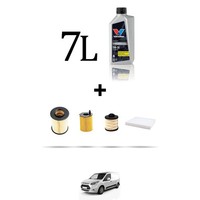 Hoffcar Set Service 4 Filter Und 7L ÖL FüR Ford Transit Connect II 1.5 Tdci 74