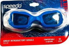 New - Speedo Adult Solar Swim Goggles Blue