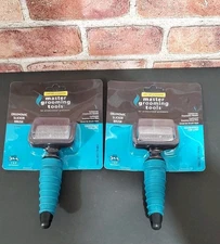 Set of 2 Master Grooming Tools Ergonomic Slicker Brushes X-Small