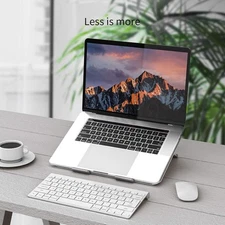 Portable 10"-17" Adjustable Aluminum Notebook Laptop Stand Desk Riser Holder