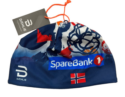 Bjorn Daehlie Norway Ski Team Beanie Hat SpareBank1 Polyknit Nordic Biathlon NEW