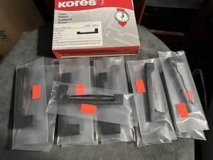 Lot of 11 Kores Purple Nylon Printer Ribbons Epson ERC-09 Compatible AS-IS