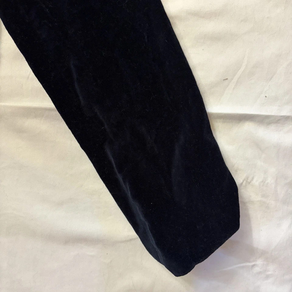 Charter Club女式天鹅绒学院核心纽扣西装外套海军蓝小号 — 第 3/4 张图片