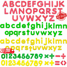 123 Magnetic Foam Letters and Numbers, Alphabet Magnet Educational Toy for Presc