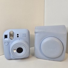 New Fuji INSTAX Mini 12 Camera Ice Blue With Case  - Tested ✅ Ideal Gift - VGC