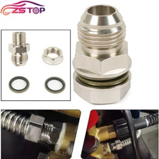 AN10 10AN Turbo Oil Pan / Oil Sump Return Drain Adapter Bung Fitting No Weld