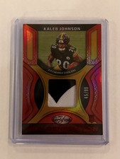 2025 Panini Certified - New Generation Jerseys Mirror Kaleb Johnson #NGJ-KJN Red