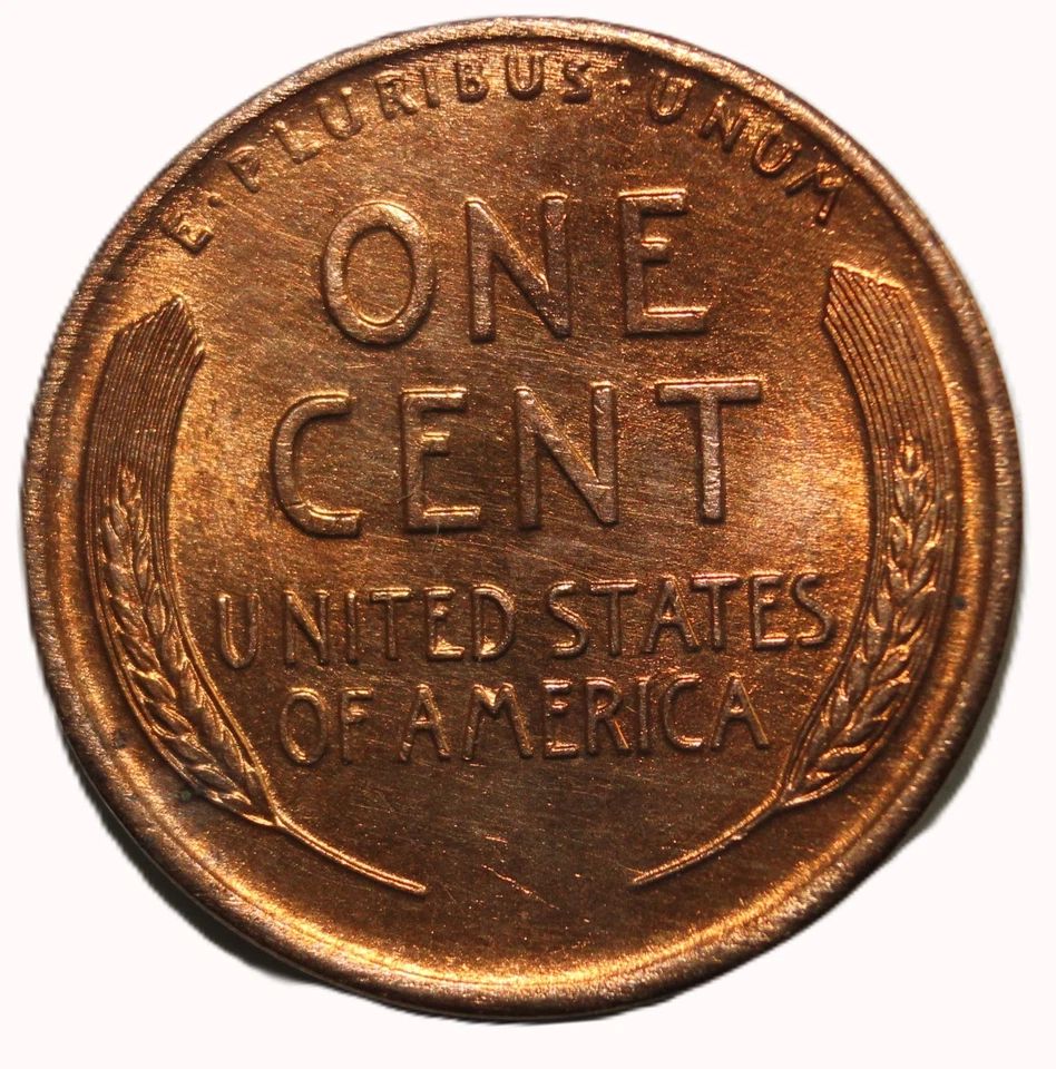 1925 lincoln cent- CHOICE GEM BU RED / FREE SHIPPING- SMH-130 - Image 2 of 2
