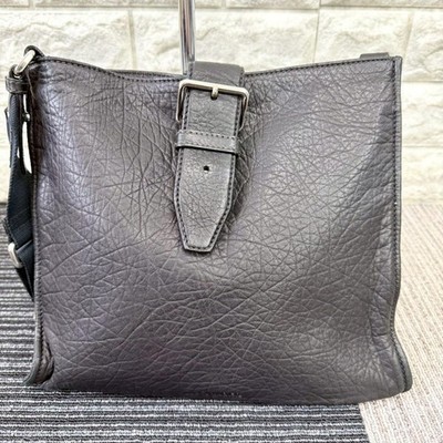 JIL SANDER Shoulder Bag Tote Bag Belt Black Leather Women's Used from Japan
