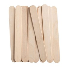  100 Count Jumbo 6 Inch Wooden Multi-Purpose Popsicle Sticks, Craft Sticks f...