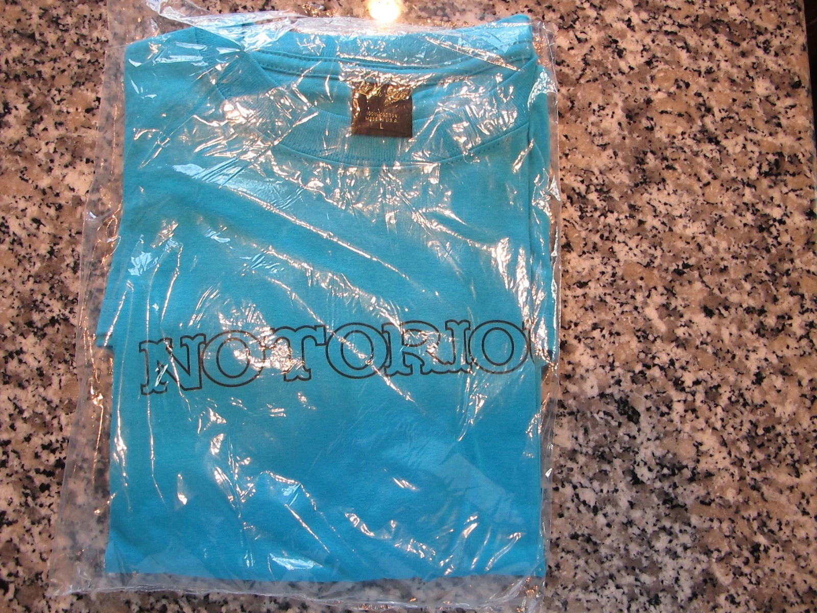 NOTORIOUS T SHIRT LUSH LIFE NYC AQUA HOMME taille Med. SUPREME BIGGIE SMALLS SSUR