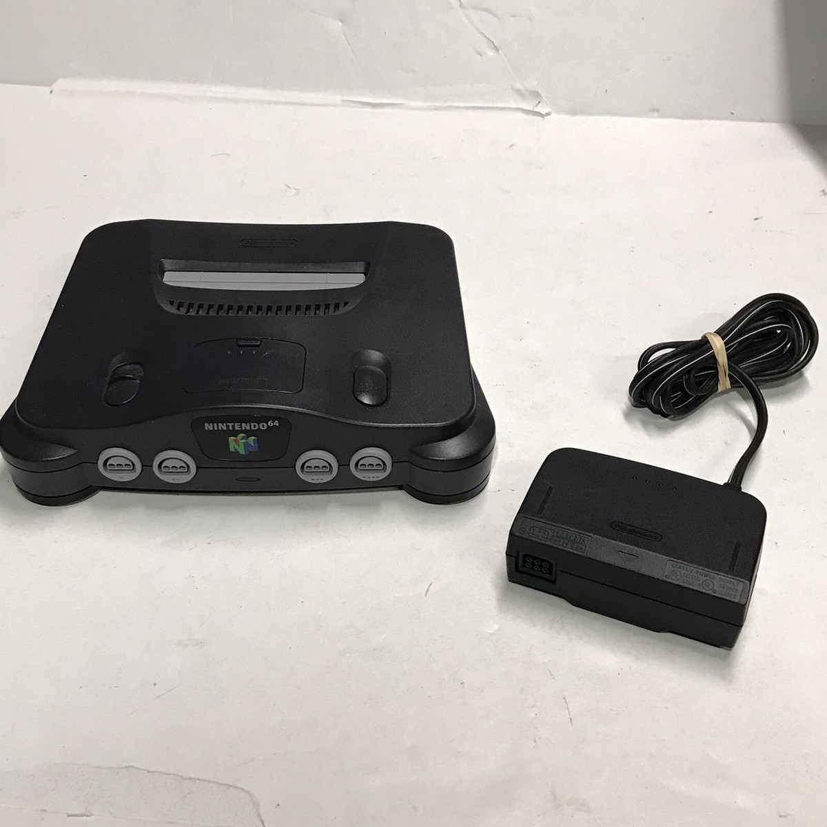 Genuine Original Nintendo 64 N64 Console & Power Adapter NUS-001