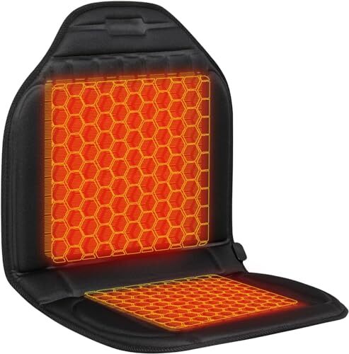 Heated Office Seat Cushion for Winter - Picture 2 of 3