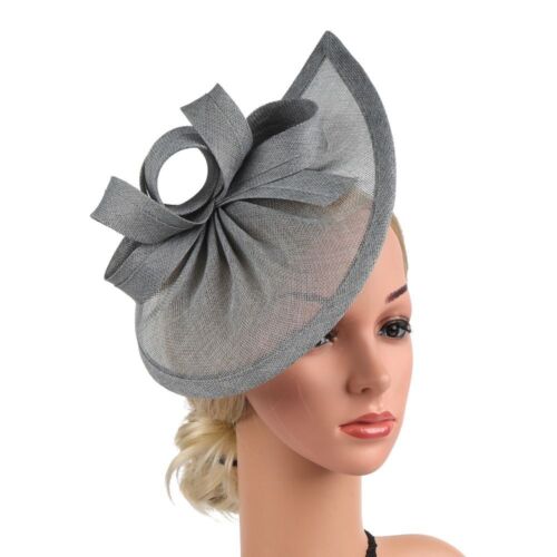Mesh Wedding Tea Party Fascinator Headband Flower Headband Hat Hair Accessories - Picture 7 of 21