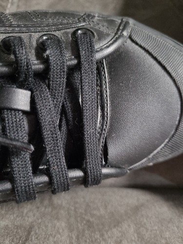 Adidas Damen Nizza Plateau Schuhe Sneaker Größe 11 Schwarz Freizeit - Bild 6 von 9