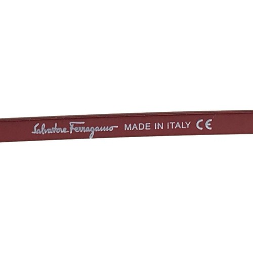 Salvatore Ferragamo Eyeglasses Frames 2607 459 Cloudy Red Cat Eye 54-15-130 - 第 11/11 張圖片