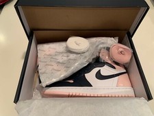Air Jordan 1 Retro Hi OG Atmosphere Pink White Black Size 6.5 Women 2021 in Box