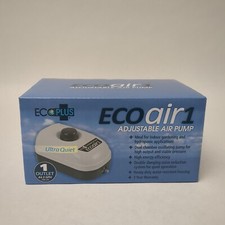 Eco Air 1- Ultra Quiet Adjustable Air Pump - EcoPlus # 728365 NEW