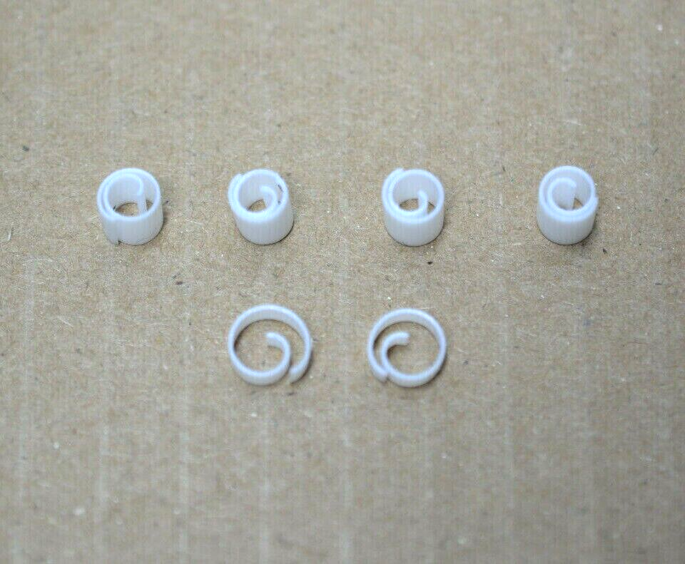 (Set Of 6) Holley Vacuum Secondary Nylon Throttle Shaft Plate Bushings