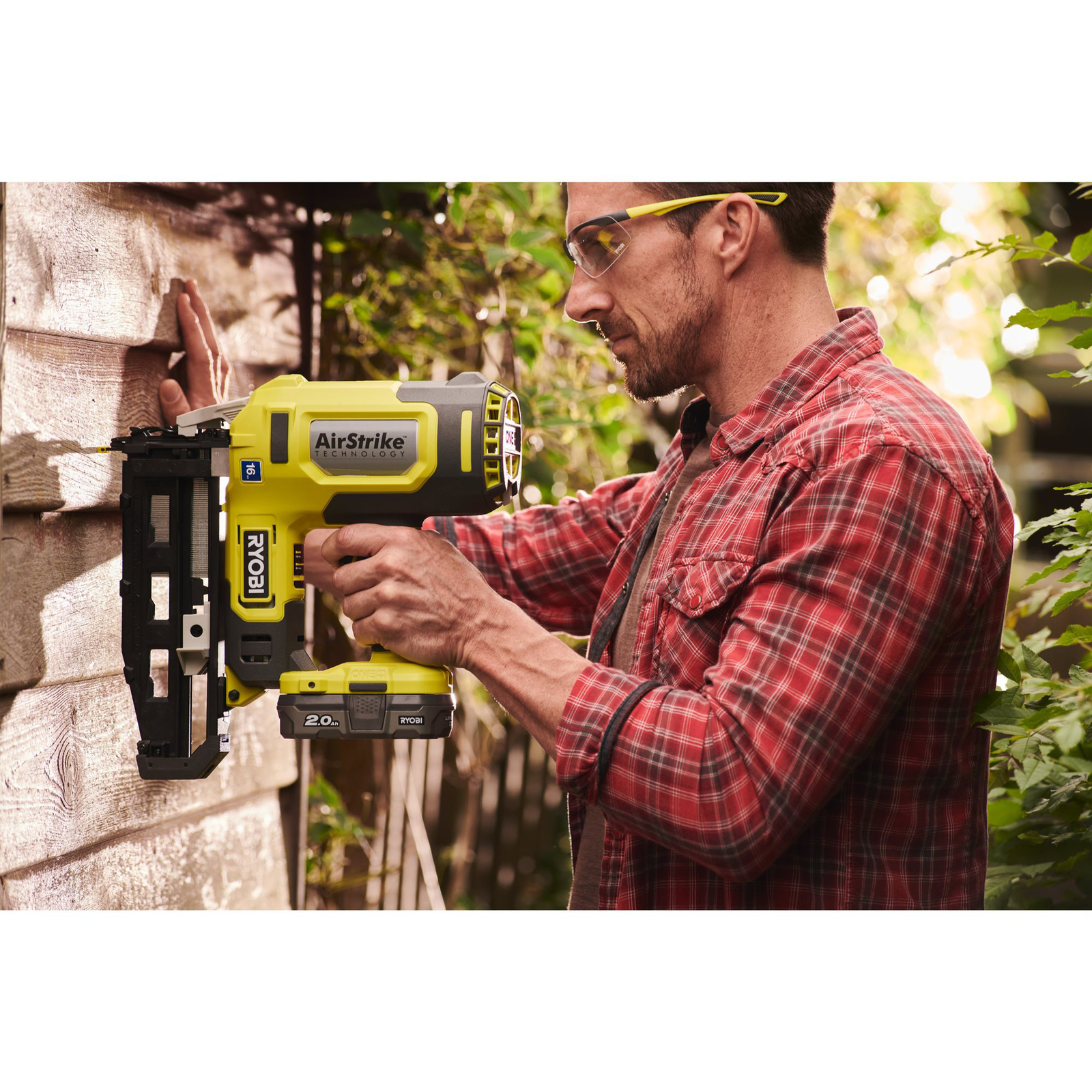 Ryobi ONE Akku-Nagler R16GN18-0, 18Volt, grün