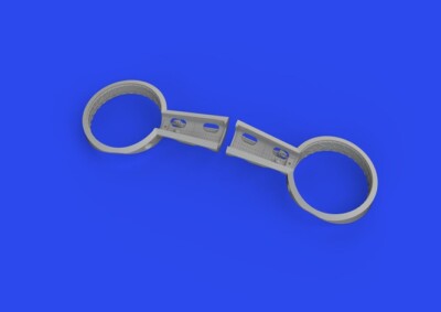 Eduard Accessories 648880 - 1:48 Bf 109F wheel bays rounded PRINT EDUARD - Neu
